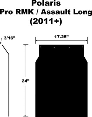 PDP SNOWFLAP PART# SF11RMKPB-L NEW