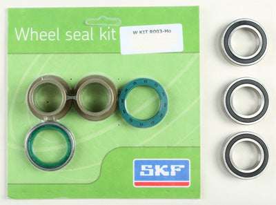 SKF 2002-2016 HONDA CRF450R WHEEL SEAL KIT W/BEARINGS REAR WSB-KIT-R003-HO