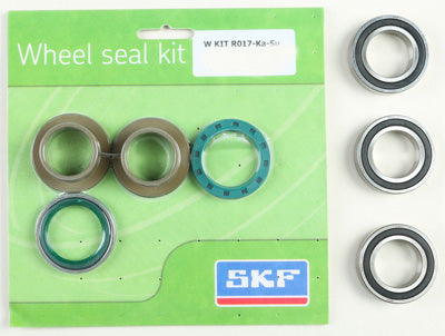 SKF 2004-2016 KAWASAKI KX250F WHEEL SEAL KIT W/BEARINGS REAR WSB-KIT-R017-KA-SU