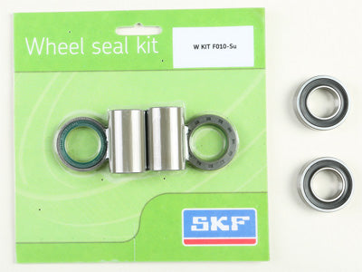 SKF 2001-2008 SUZUKI RM250 WHEEL SEAL KIT W/BEARINGS FRONT WSB-KIT-F010-SU