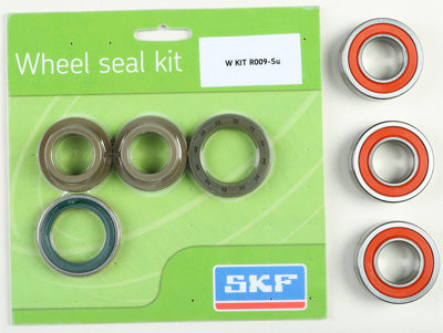 SKF 2001-2008 SUZUKI RM250 WHEEL SEAL KIT W/BEARINGS REAR WSB-KIT-R009-SU