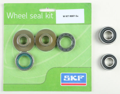 SKF 2002-2016 SUZUKI RM85 WHEEL SEAL KIT W/BEARINGS REAR WSB-KIT-R007-SU