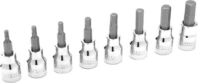 PERFORMANCE 8 PC 3/8" SAE HEX BIT SET W38870