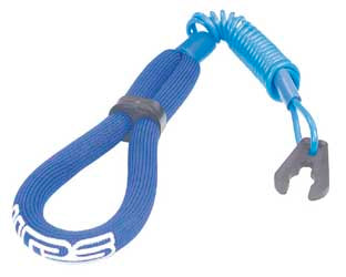 WPS FLOATING WRIST TETHERCORD/LANY ARD (BLUE) PART# WA-1 K BLUE