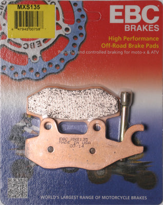 EBC BRAKE PADS PART# MXS135 NEW