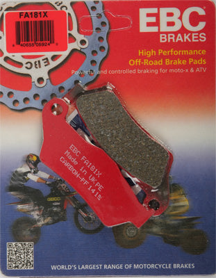 EBC BRAKE PADS PART# FA181X NEW