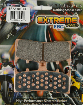 EBC EXTREME PRO BRAKE PADS FOR VN2000 USE 15-158EP PART# EPFA188HH NEW