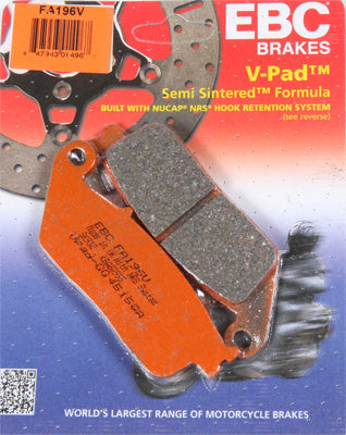 EBC BRAKE PADS V-SERIES PART# FA196V NEW