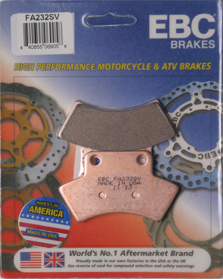 EBC BRAKE PADS PART# FA232SV NEW