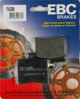 EBC 2009 Aprilia Sportcity Cube 250 BRAKE PADS FA298