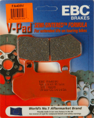 EBC Brakes EBC SINTERED BRAKE PADS # FA409HH NEW