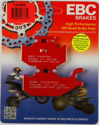 EBC BRAKE PADS PART# FA428X NEW