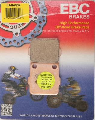 EBC BRAKE PADS PART# FA84/2R NEW