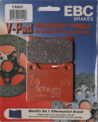 EBC BRAKE PADS V-SERIES PART# FA88V NEW