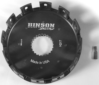 HINSON BILLET CLUTCH BASKET KAW/SUZ PART# H217 NEW