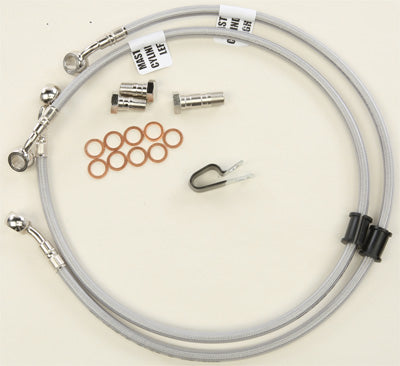 GALFER BRAKELINE 2 LINE FRONT STAINLESS STEEL CABLE KIT FK003D886-2