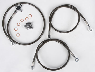 STREAMLINE FRONT BRAKE LINE KIT STANDARD (SMOKE) PART# YFZR-F-SM NEW