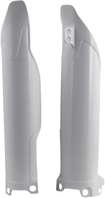 ACERBIS LOWER FORK COVER SET (WHITE) PART# 2141760002 NEW