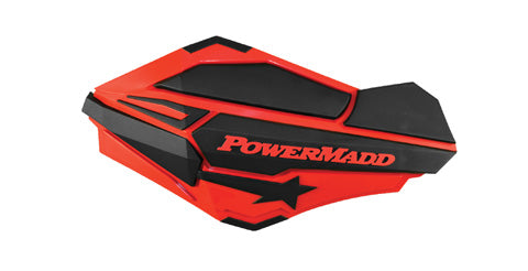 POWERMADD 1980-2002 HONDA CR80R SENTINAL HANDGUARDS (RED/BLACK) 34402