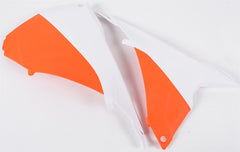 ACERBIS AIRBOX COVER EXC '14-16 WHITE/ ORANGE 2374121088