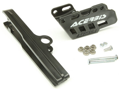 ACERBIS CHAIN GUIDE/SLIDER KIT BLACK PART# 2404230001 NEW