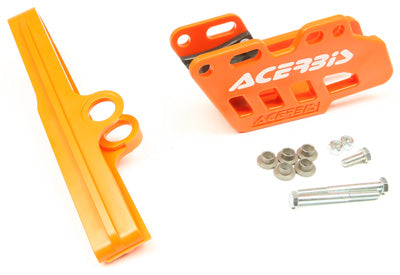 ACERBIS CHAIN GUIDE/SLIDER KIT ORANGE PART# 2404230036 NEW