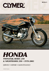 CLYMER 1985-2003 Honda CMX250C Rebel REPAIR MANUAL M324-5