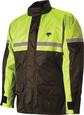 NELSON-RIGG SR-6000 STORMRIDER RAIN JACKET BLACK/HI-VIS XLARGE SR-6000-HVY-04-XL