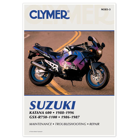 CLYMER 1986-1987 Suzuki GSX-R750 REPAIR MANUAL M383-3