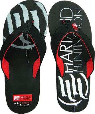 SMOOTH H&H INK FLIP FLOPS SZ 12 PART# 3000-012