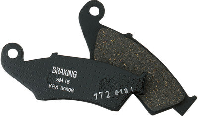 BRAKING HIGH-PERFORMANCE BRAKE PAD SEMI-METALLIC PART# 772SM1 NEW