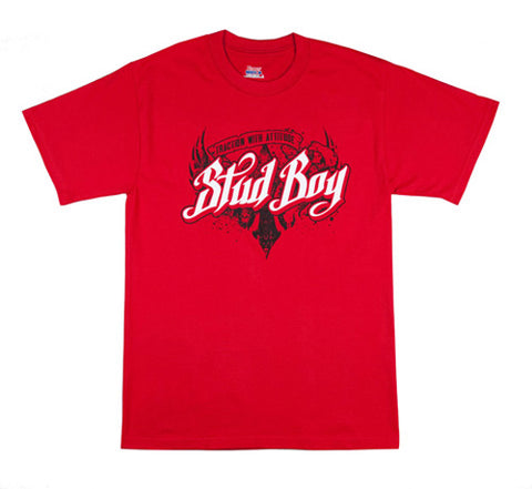 STUDBOY 2514-00 STUD BOY 2013 RED T-SHIRT MEDIUM