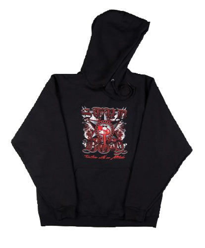 STUDBOY STUD BOY BLACK HOODIE MED 2534-00