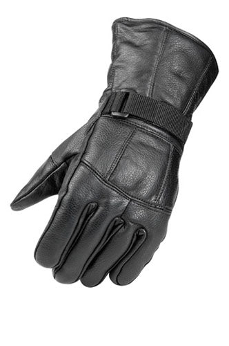 MOSSI MOSSI MENS ALL SEASON LEATHER GLOVE LARGE BLACK BCS-2660-L