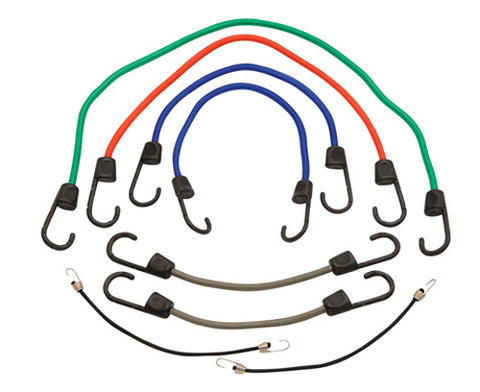 CEQUENT 8PC. BUNGEE ASSORTMENT 2-12" 2-18" 1-24" 1-32"2 MINI 9009600