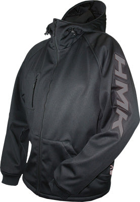 HMK HOODED TECH SHELL BLACK/TONAL LARGE HM7HTSBL