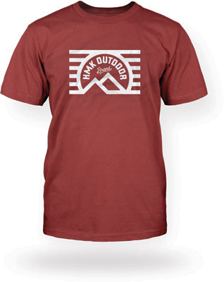 HMK HMK TWIN PEAKS TEE RED SM HM2SSTTWIRS