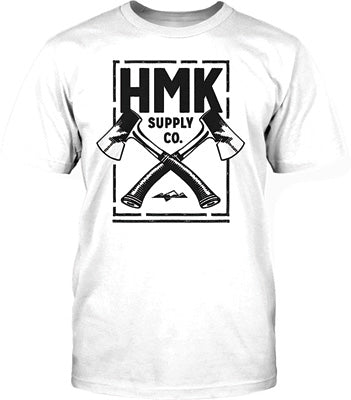 HMK CROSS TEE WHITE X-LARGE PART# HM2SSTCROWX