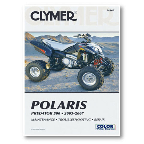 CLYMER 2003-2007 PREDATOR 500 POLARIS M367 MANUAL