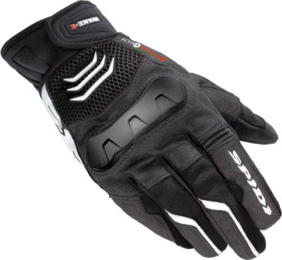 SPIDI WAKE-E TEX GLOVES BLACK/WHITE 2X-LARGE PART# B43-011-2X