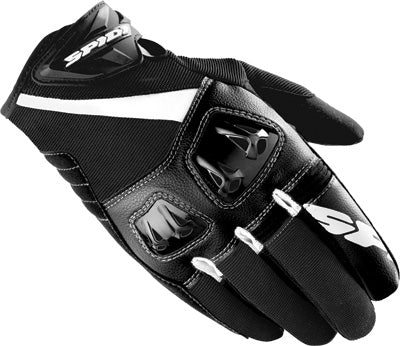 SPIDI FLASH-R TEX GLOVES BLACK/WHITE 3X-LARGE PART# B59K3-011-3X=3EA