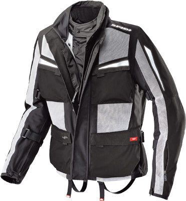 SPIDI NETFORCE H2OUT JACKET BLACK/GREY 3X-LARGE PART# D100-010-3X