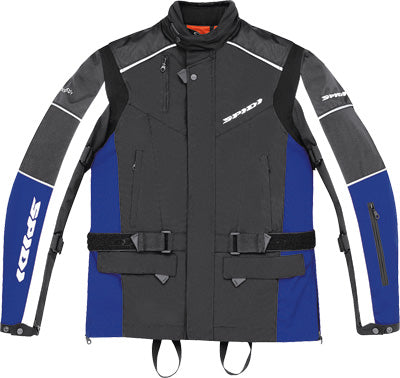 SPIDI VOYAGER JACKET BLACK/BLUE X-LARGE PART# D65-487-X