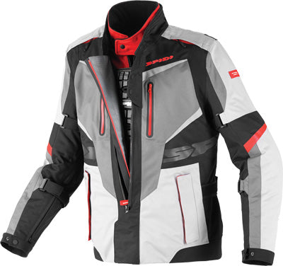 SPIDI X-TOUR JACKET BLACK/GREY/RED 2X-LARGE PART# D141-021-2X