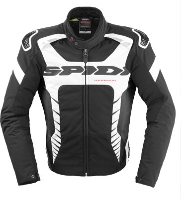 SPIDI WARRIOR TEX JACKET BLACK/WHITE 3X-LARGE PART# T185-011-3X