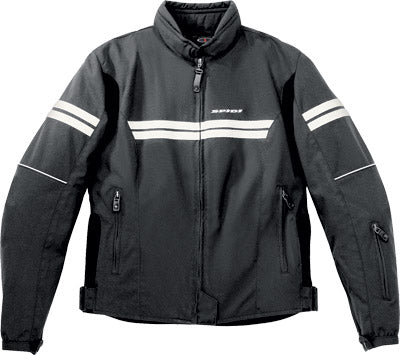 SPIDI JK TEX LADIES JACKET BLACK/ICE LARGE PART# T123-341-L