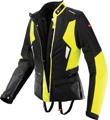 SPIDI VOYAGER LADIES H2OUT JACKET HI-VIZ YELLOW X-LARGE PART# D121-486-X