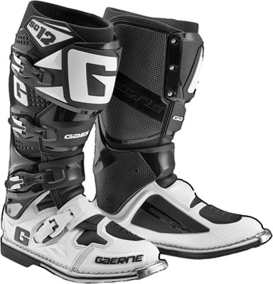 GAERNE SG-12 BOOT BLACK/WHITE 10 2174-014-010