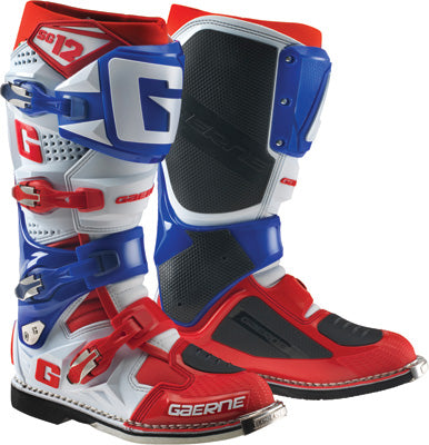 GAERNE SG-12 BOOT WHITE/BLUE/RED 13 2174-052-013