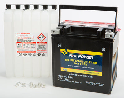 WPS 1989-1992 BMW K100LT ABS MAINTENANCE FREE BATTERY CTX30L-BSA CTX30L-BSA